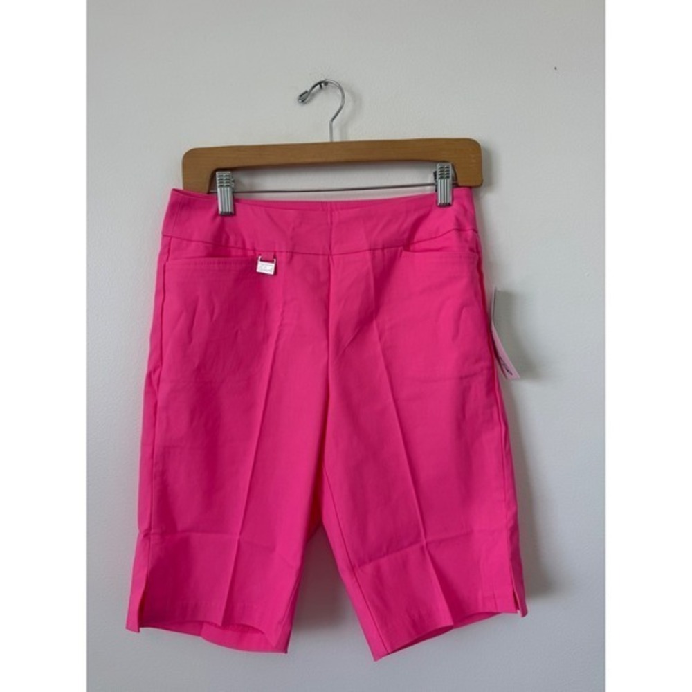 Lulu-B 10" Bermuda Shorts – Hot Pink – Women's Size 6 – NWT - Picture 2 of 6